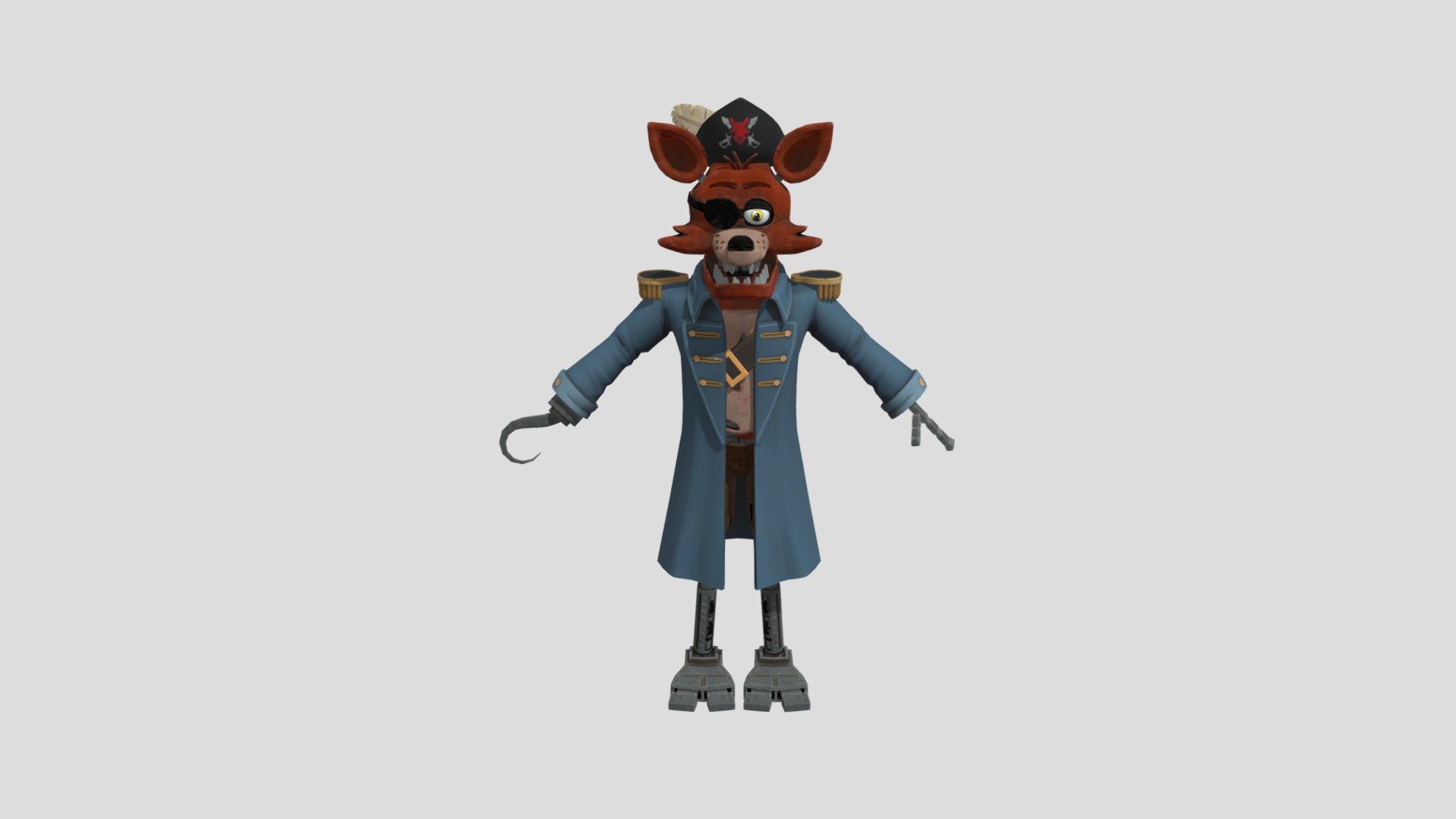 Captain Foxy: FNAF Dreadbear Action Figure