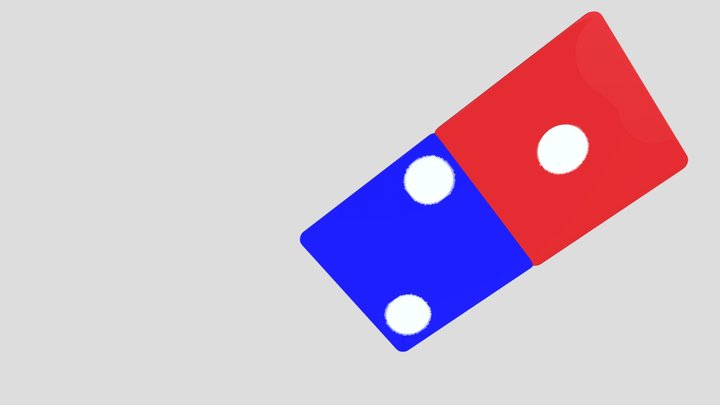 Domino's Pizza logo – Modello 3D gratuito STL