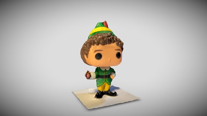 Buddy the Elf Funko Pop 3D Model