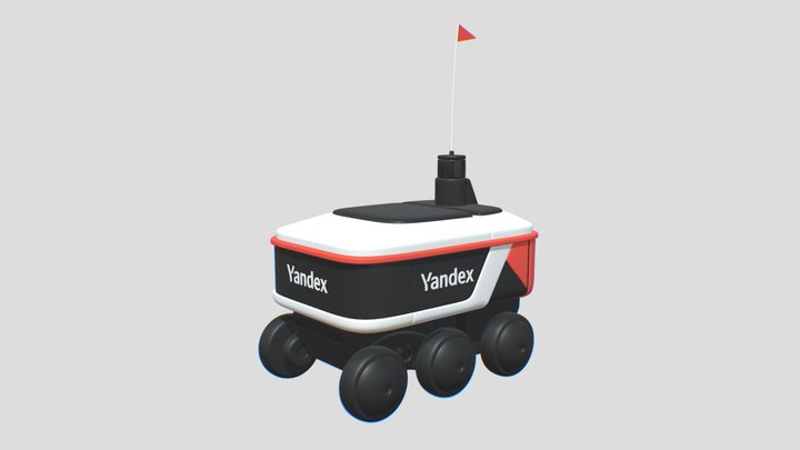 Delivery Rover 3D Model