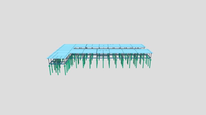 BLOCO ESCOLAR  -  EE FLORESTAN FERNANDES 3D Model