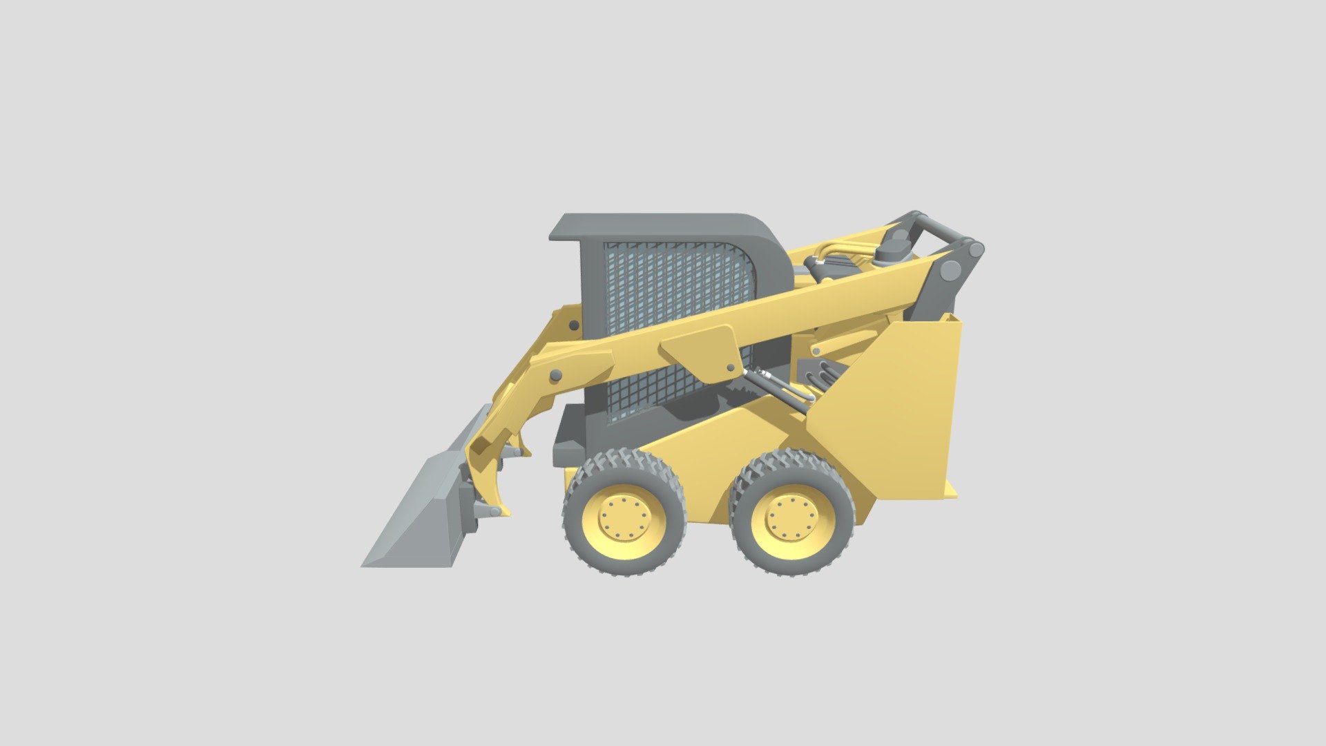 погрузчик — Sketchfab embed 3D viewer