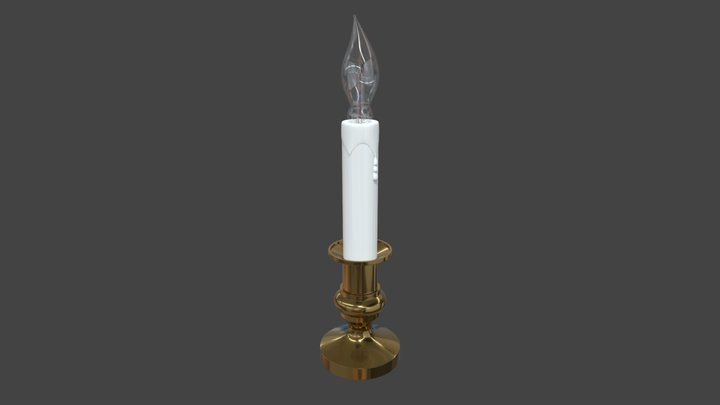 candle 3D Model