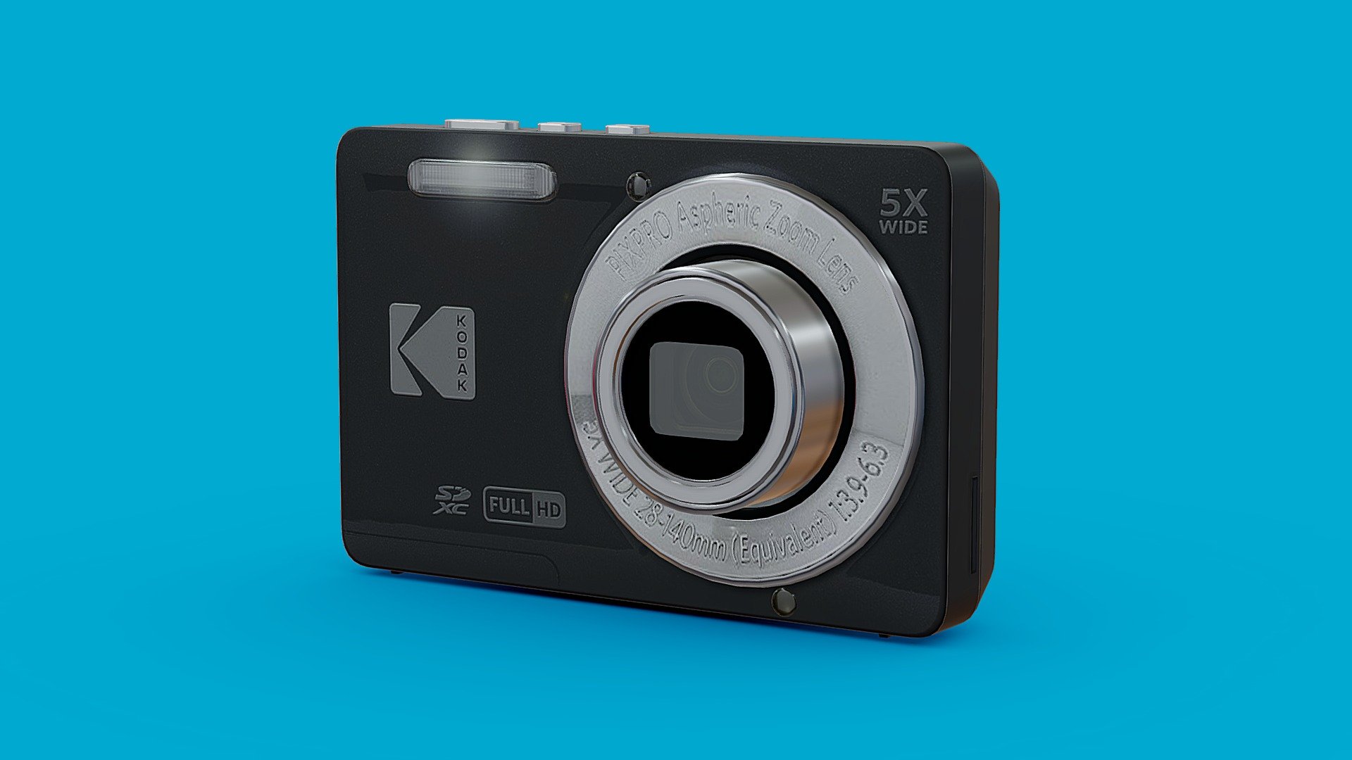 Kodak Camera - Buy Royalty Free 3D model by 3Dee (@mellydeeis) [519f8e2 ...
