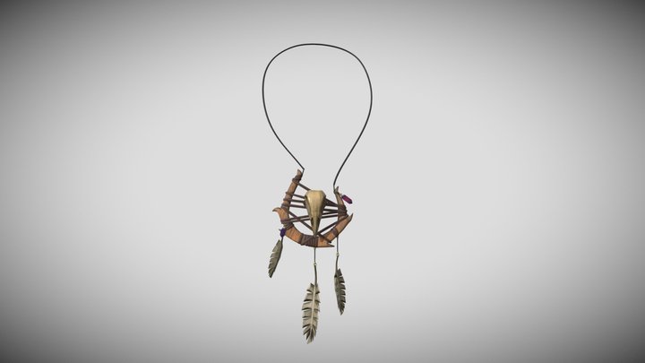Fantasy Necklace 3D Model