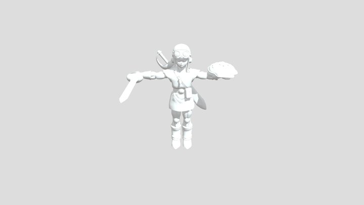 Dragon Quest II hero 3D Model