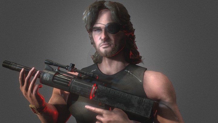Snake Plissken - Escape From New York 3D Model