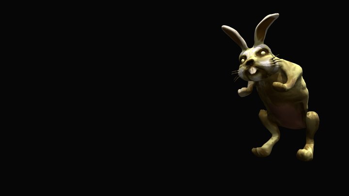 zombie rabbit 3D Model
