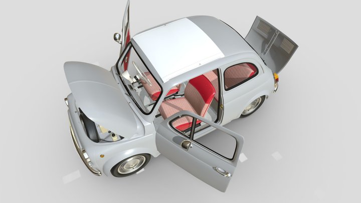 FIAT500_IR_OP 3D Model