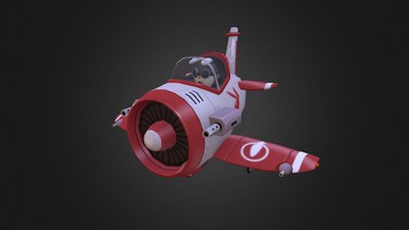 Airplane Low 3D Model