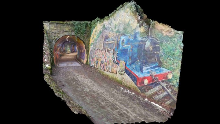 Colington Tunnel Mural, Edinburgh, Scotland 3D Model
