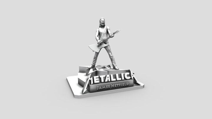 James Hetfield - Metallica 3D printing 3D Model