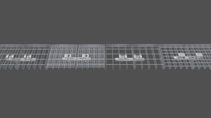 Piezas unión 3D Model