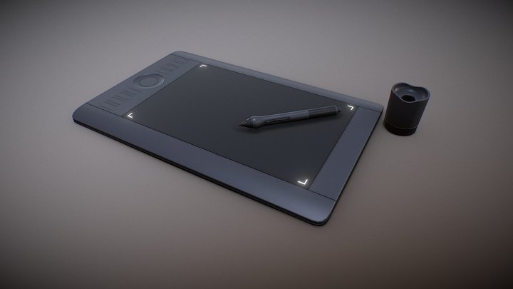 Drawing Tablet 3D Model