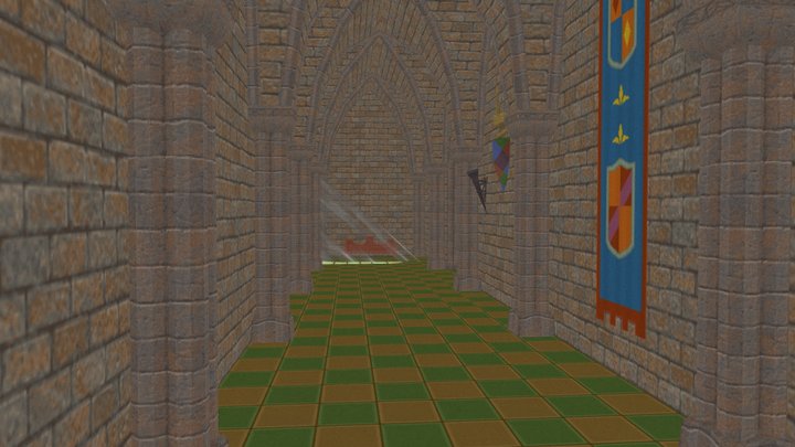 Princess Aurora's Castle Hall – Modello 3D gratuito STL