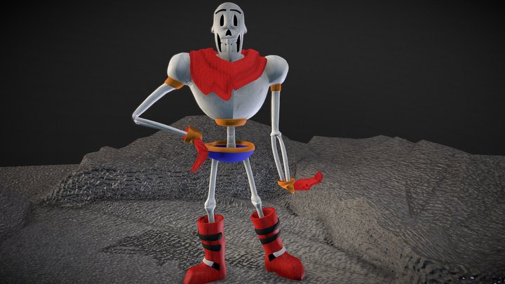 Papyrus 3D (2.0) (undertale) 3D Model
