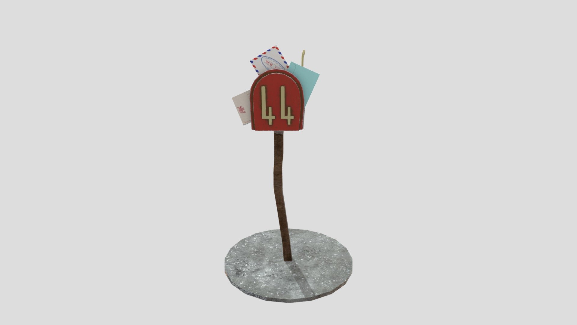 Letterbox - 3D model by elyssa18 [51a6994] - Sketchfab