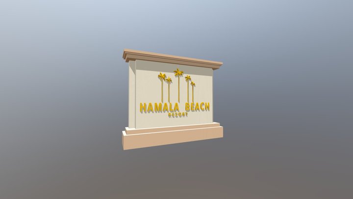 Hamala Beach Resort 3D Model
