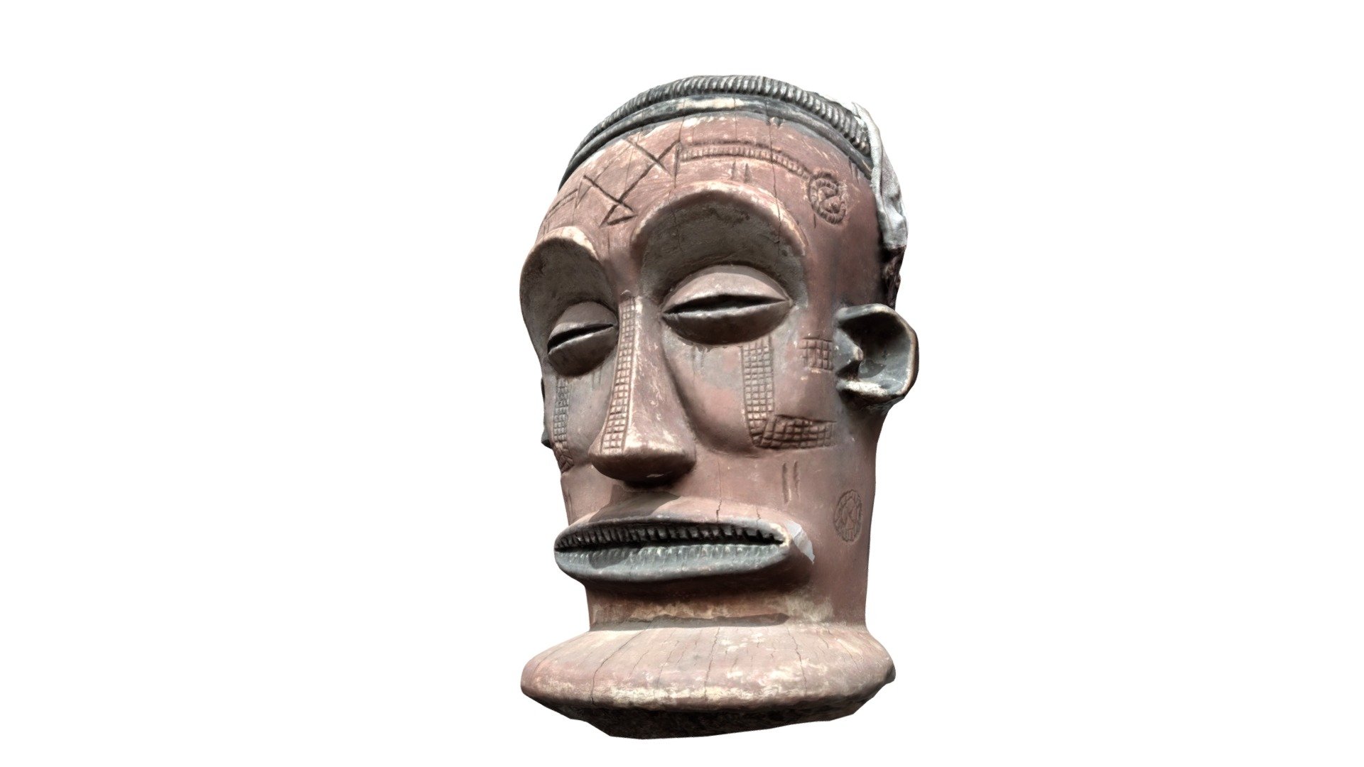 Chowke Chihongo Mask - 3D model by ArtMonite [51a7ae5] - Sketchfab