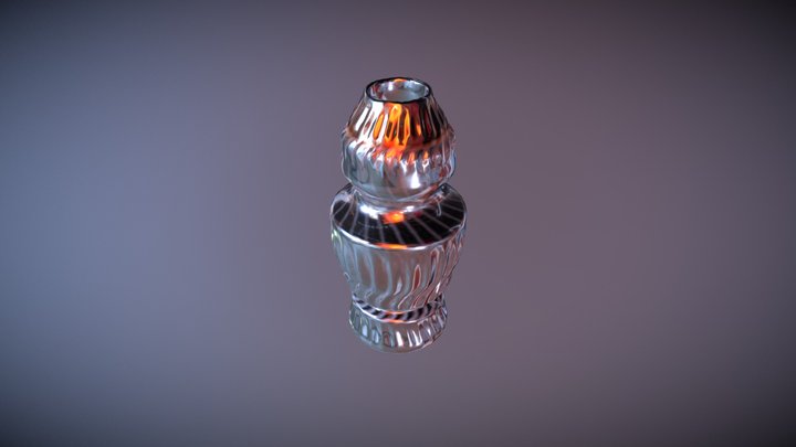 Metal Vase 3D Model