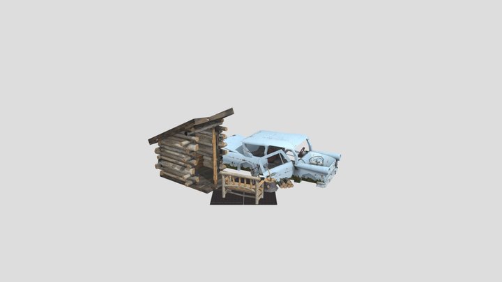 DAE 5 Finished props - Forest loner 3D Model