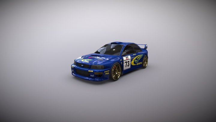 IMPREZA_22B 3D Model