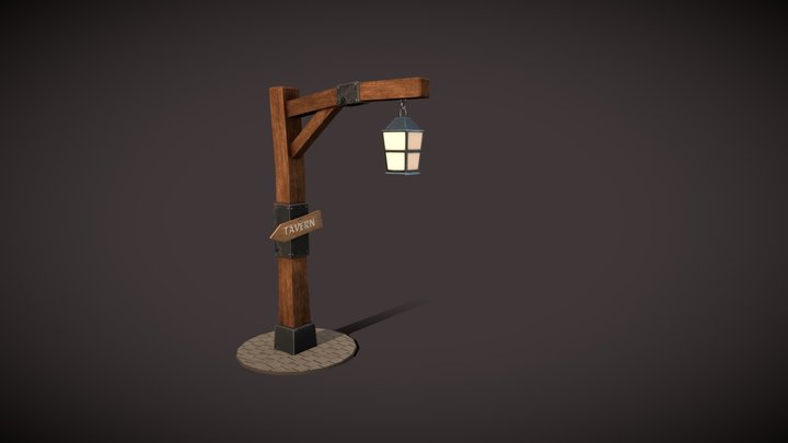 Lampadaire 3D Model