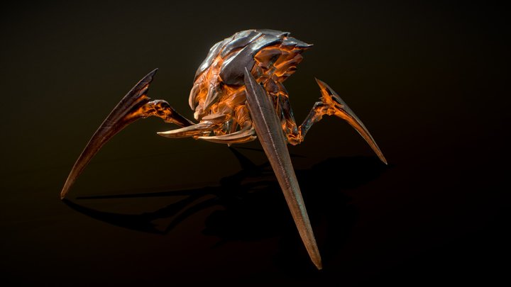Alien Creature - Bug 3D Model