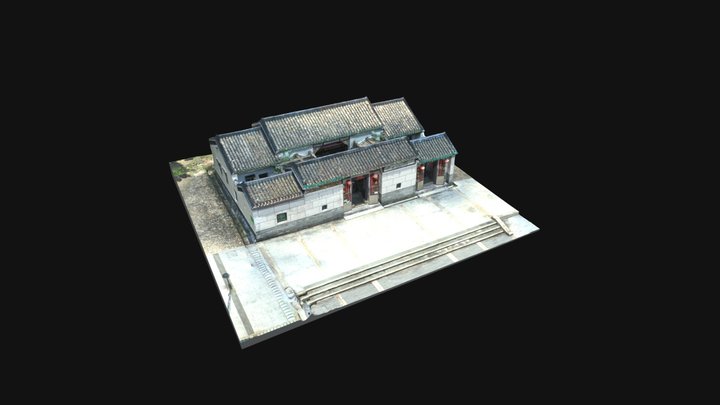 Hip Tin Temple 3D Model
