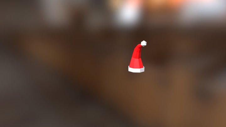 Lowpoly Santa Hat