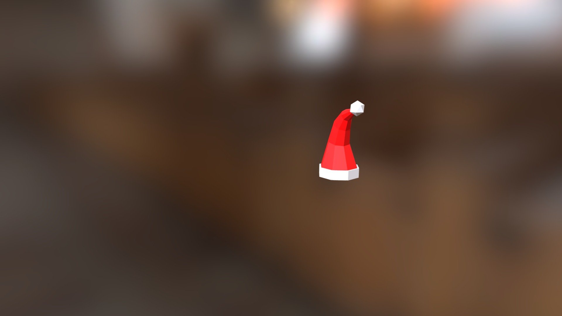 Lowpoly Santa Hat