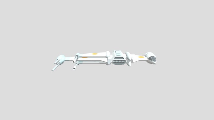 Rebel B-wing 3D Model