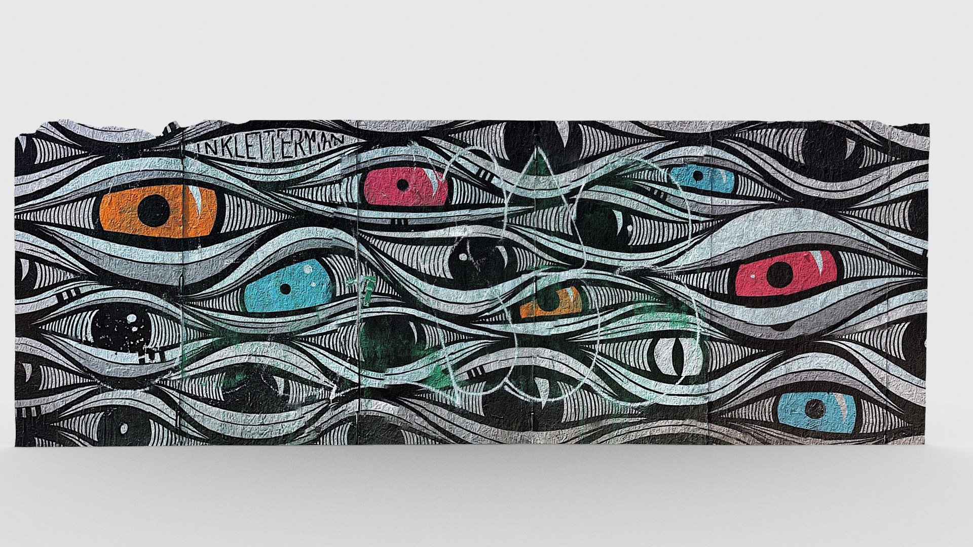 San Francisco mural: Eyes (Hayes Valley) - 4