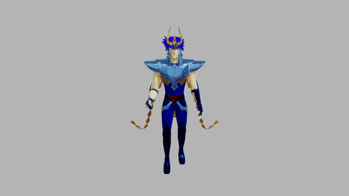 Ikki Fanart 3D Model