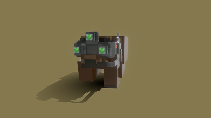 L'ours Militaire 3D Model
