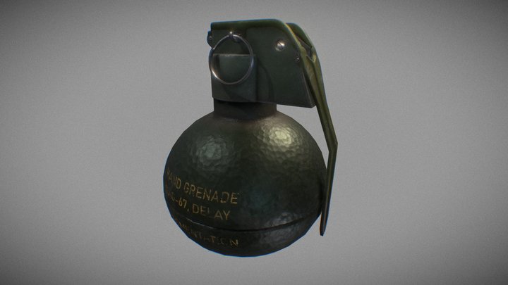 M67 Grenade 3D Model