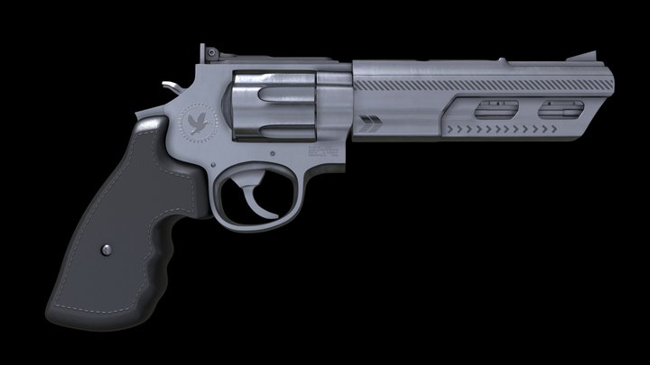 Gun Three 3D Model