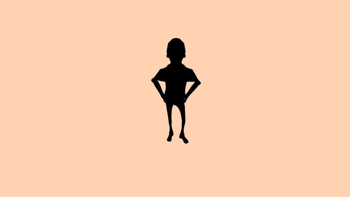 Hello Neighbor Pre Alpha Man 3D Model