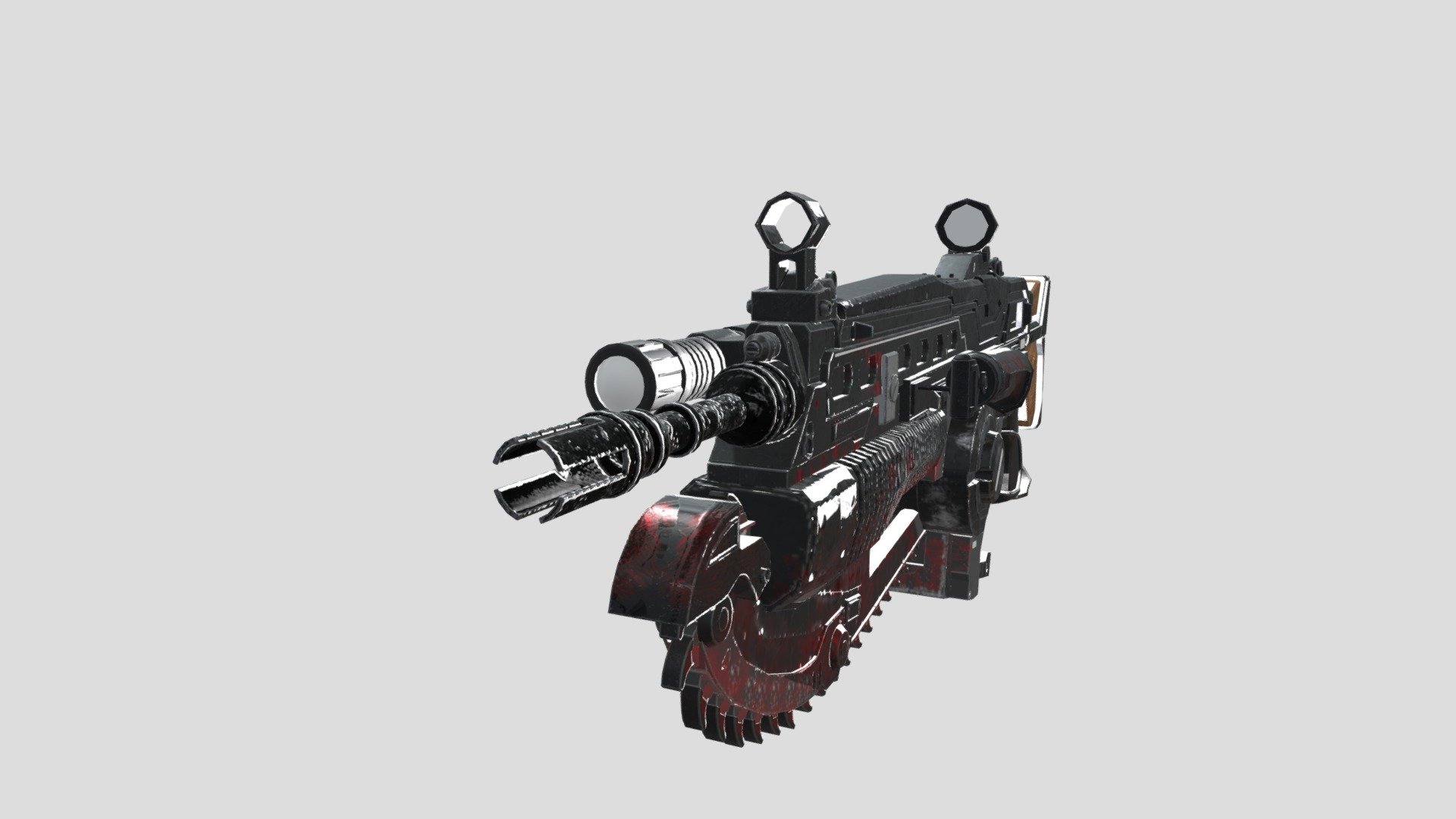 Gear Of War Lancer Gun Download Free 3D model by kenken061498