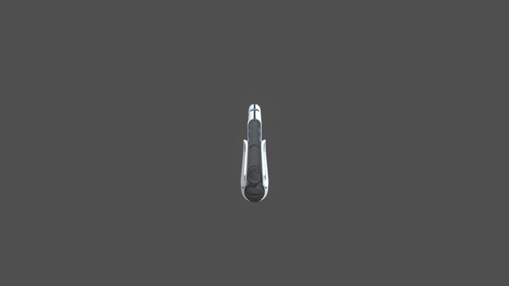 Sawed - Off | Portal - Off (Blue)v2 3D Model