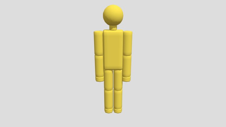 Poppy Playtime - Training Dummy 3D Model