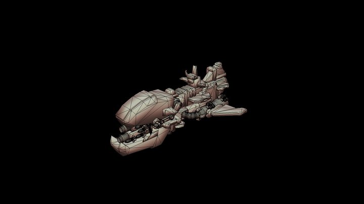 Ork Killa Kroozer 3D Model