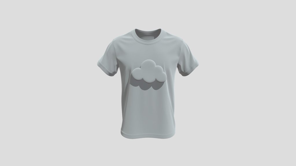 cute, blue, t-shirt