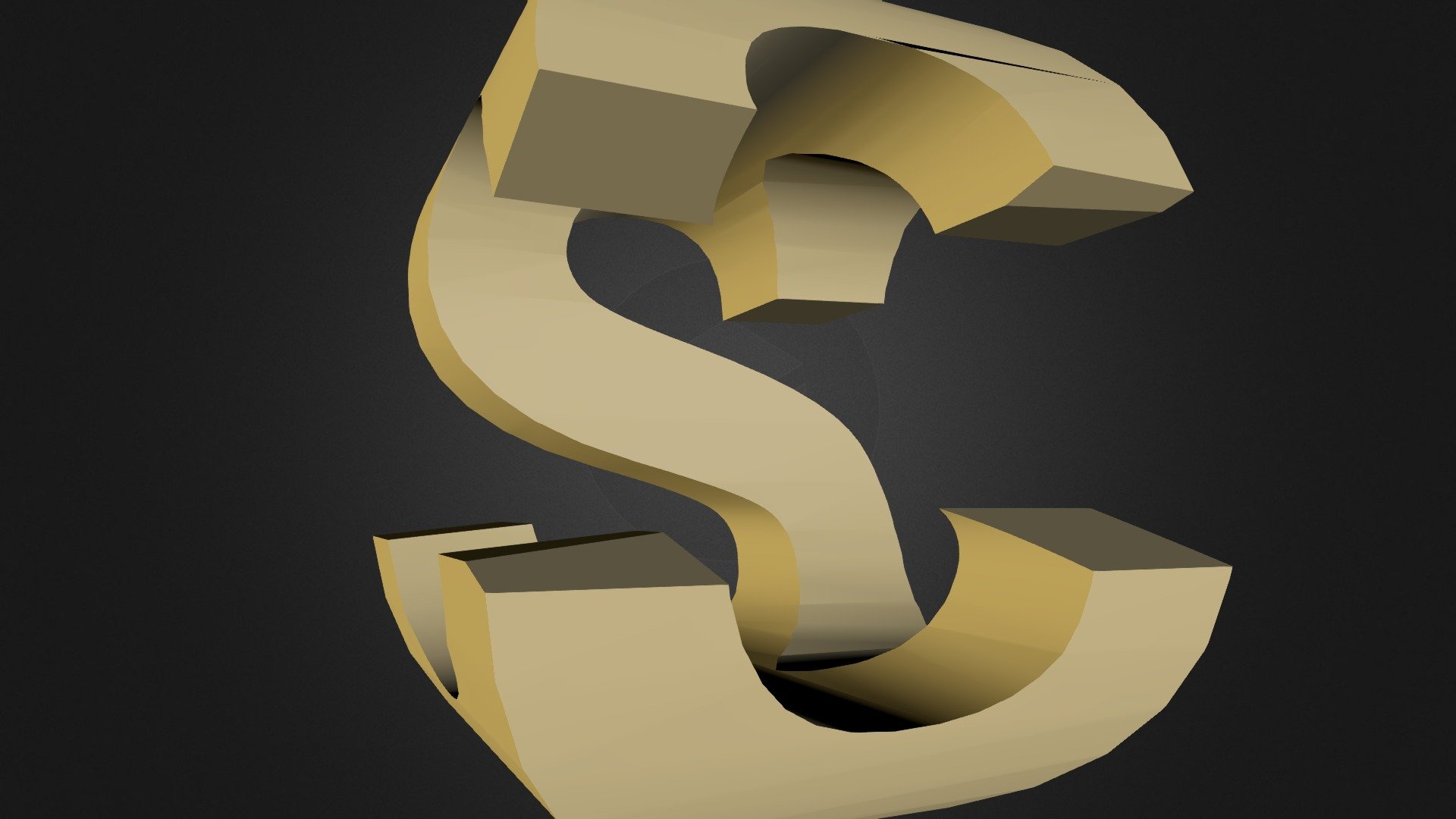 Two Way Letter Pendant - 3D model by Driver [51b3d5c] - Sketchfab