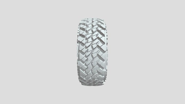 6_1_ White_ Tire 3D Model