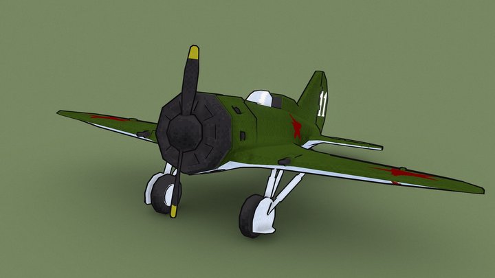Polikarpov I-16 3D Model