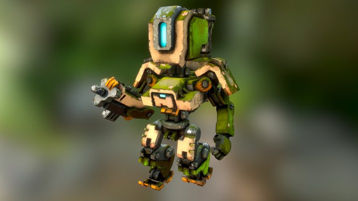 Chibi Bastion 3D Model