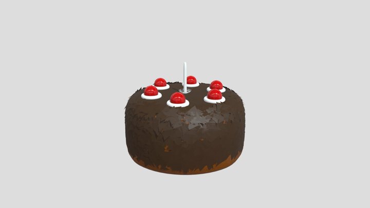 PORTAL CAKE 3D Model