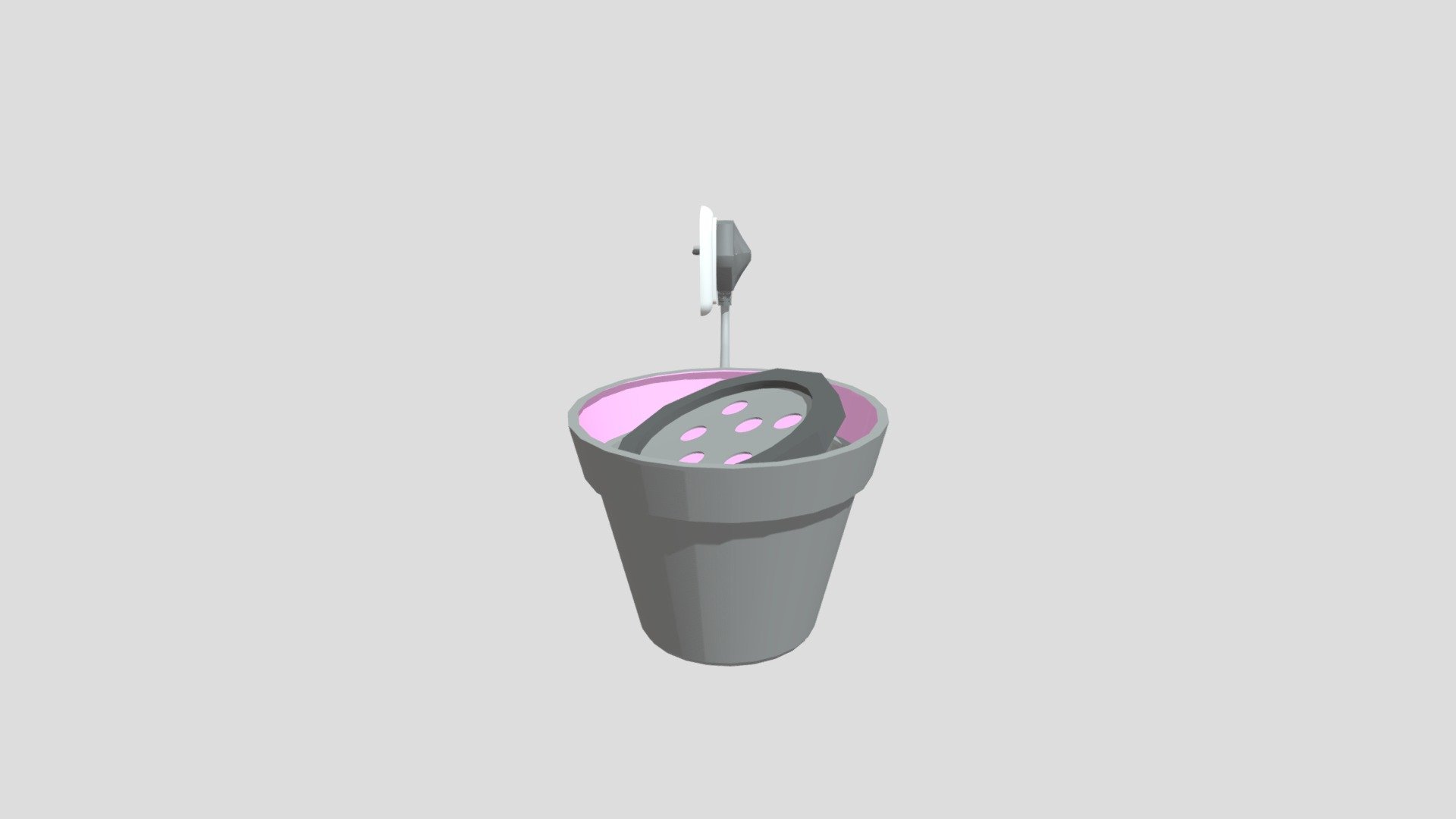 Pot With Neon