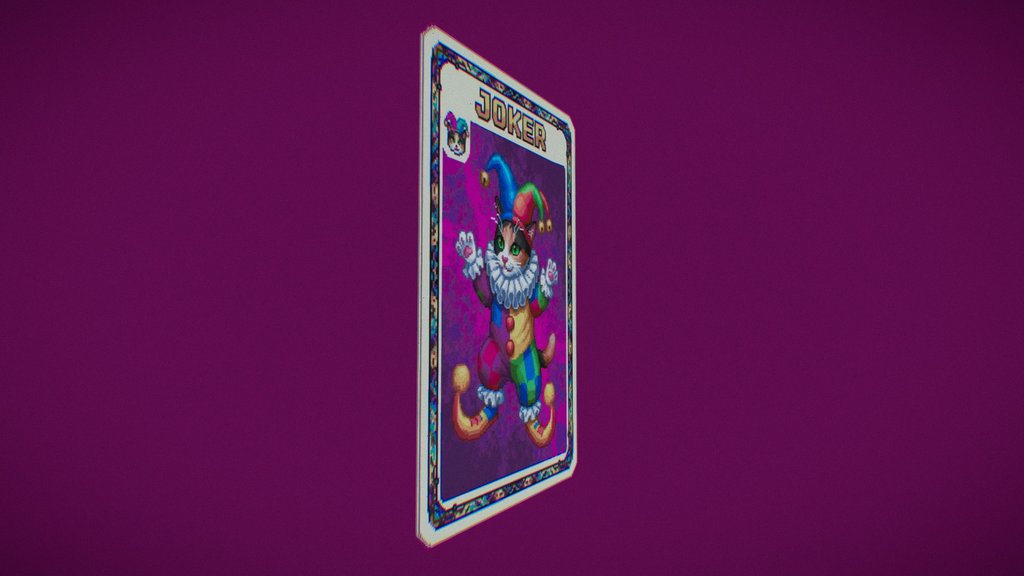 Joker card (cat)